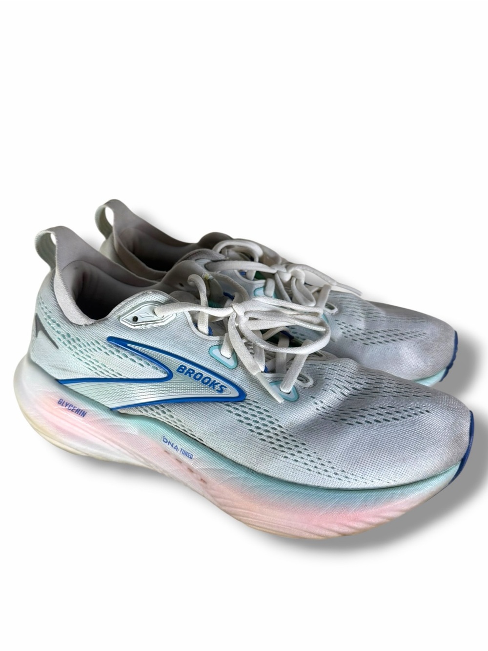 Women’s Brooks Glycerin 22 Running White Sneakers Size 8.5